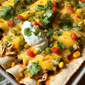 To make tasty chicken and cheese enchiladas, you need a few key ingredients. Here’s what you will need: - 2 cups cooked chicken, shredded - 1 cup black beans, drained and rinsed - 1 cup corn kernels (fresh, frozen, or canned) - 1 cup diced bell peppers (a mix of red and green for color) - 8 flour tortillas (8 inches in diameter) - 2 cups shredded cheese (a blend of cheddar and Monterey Jack works best) - 2 cups enchilada sauce (store-bought or homemade) Seasonings bring flavor to your enchiladas. Use these simple spices: - 1 teaspoon ground cumin - 1 teaspoon chili powder - 1/2 teaspoon garlic powder These seasonings add warmth and depth to your dish. They make each bite delicious and satisfying. Garnishes add a fresh touch to your enchiladas. Here are some great choices: - Fresh cilantro, chopped - Sour cream (for serving) Adding these garnishes not only makes your dish look pretty but also enhances the taste. They bring a burst of freshness that pairs well with the rich flavors of the enchiladas. For the full recipe, check out the details in the recipe section above. 1. Preheat your oven to 350°F (175°C). This warms it up for baking. 2. In a large bowl, mix the shredded chicken, black beans, corn, and bell peppers. 3. Add the cumin, chili powder, and garlic powder. Stir well until combined. 4. Spread a thin layer of enchilada sauce on the bottom of a 9x13 inch baking dish. This keeps the enchiladas from sticking. 1. Take a flour tortilla and add about 1/3 cup of the chicken mixture in the center. 2. Sprinkle some cheese over the filling. Roll the tortilla tightly. 3. Place the rolled tortilla seam-side down in the baking dish. Repeat this with the rest of the tortillas. 4. Once all tortillas are in the dish, pour the remaining enchilada sauce on top. 5. Ensure each tortilla is covered with sauce, then sprinkle the rest of the cheese evenly over the dish. 1. Cover the baking dish with aluminum foil. This helps keep moisture in. 2. Bake in the preheated oven for 20 minutes. 3. After 20 minutes, remove the foil. Bake for another 10-15 minutes until the cheese bubbles and turns golden. 4. Once baked, let the dish cool for a few minutes. Garnish with chopped cilantro before serving. Enjoy your tasty Chicken and Cheese Enchiladas! To make the best chicken and cheese enchiladas, follow a few key tips. Always use fresh ingredients. Fresh herbs and spices can really elevate your dish. Mix your chicken well with the beans and corn. This ensures every bite is full of flavor. Don't overstuff the tortillas. About 1/3 cup of filling works well. If you do, they may split while baking. One mistake is not preheating the oven. Make sure to heat it to 350°F (175°C). This helps the cheese melt just right. Another mistake is using too little sauce. The sauce keeps the enchiladas moist. Also, avoid using too many spices. They can overpower the taste. Keep the balance of flavors in mind. For this recipe, you need a few tools. A large mixing bowl helps combine all the ingredients. Use a 9x13 inch baking dish for cooking. An aluminum foil cover is great for keeping moisture in. A spatula or tongs will help you serve the enchiladas neatly. These tools will make your cooking easier and more fun. For the full recipe, check out the Full Recipe section. {{image_4}} You can easily make chicken and cheese enchiladas vegetarian. Replace the chicken with a mix of veggies. Use ingredients like zucchini, mushrooms, or spinach. Black beans can add protein and a nice texture. Keep all seasonings the same for great flavor. If you enjoy heat, add diced jalapeños to your filling. You can also use spicy enchilada sauce for more kick. Consider adding chipotle powder to the seasoning mix. This will give your enchiladas a smoky flavor. While red enchilada sauce is classic, you can try green sauce too. Tomatillo sauce adds a tart and fresh taste. For a creamy twist, use a white sauce made with sour cream. You can even blend in salsa verde for extra zest. These options will make your enchiladas stand out. For the full recipe, check out [Full Recipe]. Store leftover enchiladas in an airtight container. This keeps them fresh and tasty. Let them cool to room temperature first. Then, cover the dish tightly with plastic wrap or foil. For best results, eat them within three days. To reheat, use the oven for the best taste. Preheat the oven to 350°F (175°C). Place the enchiladas in a baking dish and cover with foil. Heat for about 20 minutes. You can also use a microwave for quick reheating. Just place a portion on a microwave-safe plate and cover it. Heat in short bursts until warm. Want to save some for later? Freezing is a great way! Wrap each enchilada in plastic wrap. Then, place them in a freezer-safe bag. This helps prevent freezer burn. You can freeze them for up to three months. To cook frozen enchiladas, thaw them overnight in the fridge first. Then, reheat in the oven. Enjoy your meal anytime! To add heat, use jalapeños or hot sauce. You can mix diced jalapeños into the filling. Or, sprinkle chili powder on top before baking. For a bolder flavor, try using spicy enchilada sauce. You can also add diced chipotle peppers for a smoky taste. Yes, corn tortillas work well for enchiladas. They have a distinct flavor and texture. Soften them in a pan with a little oil before filling, as this helps prevent tearing. Corn tortillas can make your dish gluten-free, which is great for those with dietary needs. Pair enchiladas with rice or beans for a complete meal. A fresh salad with lime dressing adds a crisp touch. You can also serve guacamole or salsa on the side. A dollop of sour cream enhances creaminess and balances the spice. For a festive touch, add chips and queso! You learned how to make delicious Chicken and Cheese Enchiladas. We covered essential ingredients, step-by-step instructions, and tips. I shared variations to suit your taste and storage tips for leftovers. Enjoy crafting these tasty meals with ease. Remember, cooking is fun! Keep experimenting with flavors and ingredients. Your perfect enchiladas are just a recipe away. Enjoy each bite!