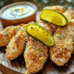 - 1 lb chicken tenders - 1 cup dill pickle juice - 1 cup buttermilk - 1 cup all-purpose flour - 1 cup breadcrumbs (preferably panko) - Spices: garlic powder, onion powder, smoked paprika, black pepper, salt - 1 tablespoon ranch seasoning mix - Vegetable oil for frying To make the best Pickle Ranch Chicken Tenders, you need fresh and quality ingredients. The chicken tenders are the star of the dish. They are juicy and tender when cooked right. I love to use dill pickle juice for marinating. It adds a tangy flavor that makes the chicken taste amazing. Buttermilk also gives the chicken a rich taste and tender texture. The dry ingredients play a vital role. All-purpose flour creates a nice base for the coating. Panko breadcrumbs add extra crunch. The spices—garlic powder, onion powder, smoked paprika, black pepper, and salt—give depth to the flavor. Don't forget the ranch seasoning mix! It ties everything together with its creamy, zesty notes. Finally, vegetable oil is essential for frying. It creates that crispy outer layer we all love. For the full recipe, you can check the [Full Recipe]. First, grab a large mixing bowl. Add the chicken tenders and pour in the dill pickle juice. Make sure all the chicken is fully submerged. Cover the bowl tightly with plastic wrap. Place it in the fridge for at least one hour. If you want a stronger flavor, marinate overnight. In a separate medium bowl, whisk the buttermilk and ranch seasoning mix together. Mix until they blend well. This will be the soaking mixture that adds flavor to the chicken. Now, let’s set up your dredging station. In another bowl, combine the flour, garlic powder, onion powder, smoked paprika, black pepper, and salt. Stir well to mix everything together. This seasoned dry mixture is key for a tasty crust. Take your marinated chicken tenders. First, dredge each piece in the flour mixture. Shake off any extra flour to keep it from clumping. Next, dip the floured chicken into the buttermilk mixture. Let the excess buttermilk drip off. Finally, coat the chicken in breadcrumbs. Press down lightly so they stick well. Grab a large skillet and heat about an inch of vegetable oil over medium-high heat. When the oil is hot (but not smoking), carefully add the chicken tenders. Avoid overcrowding the pan; fry in batches if needed. Cook the tenders for about 4-5 minutes on each side. They should turn golden brown and be fully cooked. Use a meat thermometer to check that the internal temperature is at least 165°F. Once they are done, place the chicken tenders on a paper towel-lined plate. This helps soak up any extra oil. For the full recipe, refer to the earlier section. Marinating chicken tenders in dill pickle juice adds a great tang. I suggest marinating them for at least one hour. For stronger flavor, try overnight marination. If you don’t have dill pickle juice, you can use lemon juice or vinegar. These alternatives will still give you some nice acidity. Getting the oil to the right temperature is key. Heat the oil until it reaches about 350°F. You can test this by dropping a small piece of bread into the oil. If it bubbles and sizzles, it’s ready. When frying, avoid overcrowding the pan. This helps keep the oil hot and ensures even cooking. Fry in small batches to get that perfect crisp. For a lovely presentation, serve the chicken tenders on a wooden platter. Add some dill pickle slices around them. A side of creamy ranch dip always works well too. As for side dishes, crispy fries are a classic choice. You can also serve them with a fresh garden salad for a lighter meal. {{image_4}} You can add some heat to your pickle ranch chicken tenders. Mix in hot sauce or cayenne pepper with the marinade. The spicy kick will make each bite exciting. Adjust the heat to your taste. If you love spice, add more! For a milder flavor, use less hot sauce. Baking is a great way to make this dish a bit healthier. Preheat your oven to 425°F. After coating the chicken, place them on a baking sheet lined with parchment paper. Spray a bit of cooking oil on top for crispiness. Bake for 20-25 minutes. Flip halfway through for even cooking. This method gives you a crunchy texture without frying. Want a new crunch? Try using crushed cornflakes or other grains instead of breadcrumbs. They add a unique texture and flavor. You can even experiment with seasoned crackers for extra taste. Be creative! Mixing different coatings can surprise your taste buds and elevate your meal. To store leftover chicken tenders, let them cool first. Place them in an airtight container. You can also wrap them tightly in plastic wrap. Keep the container in the fridge. They stay fresh for about 3 to 4 days. Reheat them in the oven for the best taste. If you want to save your chicken tenders for later, freezing is a good option. First, let them cool completely. Then, wrap each tender in plastic wrap. Place the wrapped tenders in a freezer bag. Remove as much air as you can to avoid freezer burn. They can last in the freezer for up to 3 months. To reheat, bake them in the oven at 375°F until hot and crispy. For the best taste, eat your chicken tenders within the first few days. After that, they may lose some flavor. If you freeze them, remember to use them within 3 months for the best quality. Always check for any signs of spoilage before eating. Pickle ranch seasoning combines tangy dill pickle flavor with classic ranch herbs. It often includes dried dill, garlic powder, onion powder, and a hint of salt. This mix adds a zesty kick to your dishes. You can use it on chicken, veggies, or even popcorn for a fun twist. Yes, you can use chicken breasts. If you do, slice them into strips. This helps them cook evenly. Cook time may increase to about 6-7 minutes per side. Always check the internal temperature to reach 165°F for safety. Making ranch seasoning is easy! Mix these ingredients: - 1 tablespoon dried dill - 1 teaspoon garlic powder - 1 teaspoon onion powder - 1 teaspoon dried parsley - ½ teaspoon salt - ½ teaspoon black pepper Combine all ingredients and store in an airtight container. This mix will add flavor to many dishes, including the pickle ranch chicken tenders. You can serve these tenders with many sides. Some great choices are: - Crispy French fries - Fresh garden salad - Coleslaw - Roasted vegetables - Macaroni and cheese These sides complement the flavors and make a complete meal. Some popular brands include: - Hidden Valley - Primal Kitchen - Simply Organic These brands offer great flavor and are widely available. Check your local grocery store or online. In this post, we covered how to make crispy pickle ranch chicken tenders. We discussed key ingredients like chicken, dill pickle juice, and spices. I provided step-by-step instructions to marinate, coat, and fry the chicken. We also shared tips for flavor and serving suggestions. Remember, experimenting with variations can lead to tasty surprises. Try the spicy version or bake for a healthier choice. Enjoy your cooking journey, and savor every bite of your delicious homemade chicken tenders!