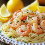 - 1 pound large shrimp, peeled and deveined - 8 ounces linguine or spaghetti - 4 cloves garlic, minced - 1 teaspoon red pepper flakes - Zest of 1 lemon - 1/4 cup freshly squeezed lemon juice - 1/2 cup vegetable or chicken broth - 3 tablespoons olive oil To make Lemon Garlic Shrimp Scampi, you need fresh and high-quality ingredients. The large shrimp should be peeled and deveined for easy eating. I prefer to use linguine or spaghetti, but any pasta works. Garlic is crucial for flavor. I always use fresh garlic, finely minced to release its essence. Red pepper flakes add a nice kick, but feel free to adjust the amount based on your spice level. Lemon zest gives a bright and fresh aroma, essential for a good scampi. The liquids in this dish are important. Freshly squeezed lemon juice brings acidity and brightness. Vegetable or chicken broth adds depth to the sauce, while olive oil provides richness and helps sauté the aromatics. Together, these ingredients create a delightful balance that makes this dish shine. - Bring salted water to a boil. - Cook linguine until al dente. Start by boiling a large pot of salted water. This helps the pasta taste good. Add the linguine and cook it for about 8 to 10 minutes. You want it al dente, which means it should be firm but not hard. Once done, drain the pasta and save about half a cup of the water for later. - Heat olive oil in a skillet. - Add garlic and red pepper flakes. Next, grab a large skillet and pour in the olive oil. Heat it on medium. Once warm, add minced garlic and red pepper flakes. Stir for about a minute. You want the garlic to smell great but not burn. Burnt garlic tastes bad. - Cook shrimp until pink and opaque. - Remove shrimp from skillet. Now, add the shrimp to the skillet. Sprinkle salt and pepper on top. Cook the shrimp for 2 to 3 minutes, flipping them halfway. They will turn pink and opaque when ready. Once cooked, carefully take them out and set aside. - Combine lemon zest, juice, and broth. - Simmer to reduce flavors. In the same skillet, mix in the lemon zest, juice, and broth. Stir it well and let it simmer. This step helps the flavors blend together. After about 3 to 4 minutes, the sauce will thicken a bit. - Toss cooked shrimp with pasta in sauce. - Adjust sauciness with reserved pasta water. Return the shrimp to the skillet. Add the cooked linguine and toss everything together. If it looks dry, add a little of the reserved pasta water. This will help make the dish saucy and tasty. - Plate the dish and garnish with parsley. - Serve with lemon wedges. Now, it’s time to serve! Plate your shrimp scampi, making sure the shrimp and pasta mix well. Sprinkle fresh parsley on top for color. Don’t forget to add lemon wedges on the side. They add a nice touch and extra flavor when squeezed on top. Enjoy your meal! - Selecting Fresh Shrimp: Look for shrimp that smell like the ocean. They should have a firm texture and a light pink color. Avoid shrimp with a strong fishy smell or black spots. Fresh shrimp make the dish taste better. - Importance of Not Overcooking Garlic: Garlic adds flavor but can turn bitter if burnt. Sauté it just until fragrant, about one minute. Stir it constantly to prevent it from browning. This keeps your dish delicious and bright. - Ways to Intensify Lemon Flavor: Use both lemon zest and juice for a bold citrus kick. Zesting adds oils that brighten the dish. Freshly squeezed juice gives a tangy taste. You can also add more zest if you love lemon! - Optional Ingredients for Added Richness: Try adding a splash of white wine to the sauce for depth. You can also mix in some heavy cream for a creamy finish. Fresh herbs like basil or thyme can elevate the flavor even more. {{image_4}} If you need a gluten-free meal, use gluten-free pasta. You can find many brands that taste great. They cook just like regular pasta. Make sure to check the package for cooking times. This way, you can enjoy Lemon Garlic Shrimp Scampi without worry. Want a vegetarian dish? You can swap shrimp for mushrooms or tofu. Both options add a nice texture. Use firm tofu for the best results. Sauté it until golden brown for added flavor. This change keeps the essence of the dish while making it plant-based. Adding vegetables is a smart way to boost nutrients. Spinach or cherry tomatoes work well in this dish. Just toss them in when cooking the shrimp. They will cook quickly and add color. This makes the dish more vibrant and healthy. Plus, it adds great taste! To store leftovers, let the dish cool down first. Place Lemon Garlic Shrimp Scampi in an airtight container. This keeps it fresh for up to 2 days in the fridge. Avoid leaving it out for more than 2 hours to prevent spoilage. You can freeze Lemon Garlic Shrimp Scampi for longer storage. Allow it to cool completely before packing. Use a freezer-safe container or heavy-duty freezer bag. Label it with the date. It will stay good for up to 3 months. When ready to eat, thaw it overnight in the fridge. To reheat without losing texture, use a skillet over medium heat. Add a splash of broth or water to help steam the pasta and shrimp. Stir gently for even heating. Avoid using the microwave, as it can make the shrimp rubbery. Always check that it’s hot throughout before serving. The best shrimp for scampi is large, fresh, and peeled shrimp. I prefer using wild-caught shrimp when possible. They have a better taste and texture. Look for shrimp labeled "U.S. caught" to ensure quality. If you cannot find fresh shrimp, frozen shrimp works well too. Just thaw them before cooking. Yes, you can prepare some parts ahead. Cook the pasta and store it in the fridge. You can also sauté the garlic and shrimp in advance. Just reheat them gently before serving. However, it’s best to add the lemon sauce right before serving. This keeps the flavors fresh. Several sides pair well with this dish. Here are a few ideas: - Garlic bread - Steamed asparagus - Mixed green salad - Roasted vegetables - Rice or quinoa These sides add color and flavor to your meal without overpowering the shrimp scampi. To reduce the spice in your dish, simply cut back on the red pepper flakes. You can use half a teaspoon or even none at all. If you want a little kick, consider using black pepper instead. It adds flavor without much heat. Yes, this recipe is very flexible! You can use scallops, crab, or lobster instead of shrimp. Just adjust the cooking time to ensure all seafood is cooked perfectly. For example, scallops take about 2-3 minutes per side. This way, you can enjoy different seafood flavors in your scampi. This Lemon Garlic Shrimp Scampi recipe is simple and delicious. We covered great ingredients, from shrimp and pasta to fresh aromatics. You learned step-by-step how to cook it perfectly. You can enhance flavors easily and even adapt it for dietary needs. Enjoying this dish is all about freshness and fun. Try different variations and share with friends. Cooking can be exciting when you explore new tastes and methods. Happy cooking!