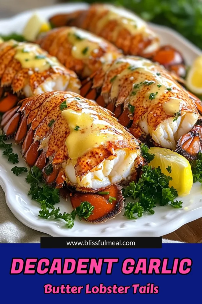 Indulge in the mouthwatering flavors of Garlic Butter Lobster Tails! This easy recipe combines succulent lobster with aromatic garlic and rich butter, perfect for a special dinner or a weekend treat. Follow our simple steps to create a dish that wows your guests and makes for an unforgettable meal. Click through to explore the full recipe and impress your loved ones tonight! #GarlicButterLobsterTails #SeafoodRecipes #LobsterLover #DinnerInspiration