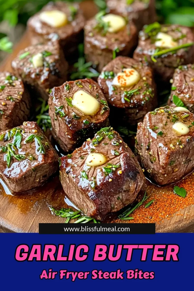 Indulge in these mouthwatering Air Fryer Garlic Butter Steak Bites that are sure to impress! With tender sirloin cubes marinated in a rich garlic butter sauce and perfectly air-fried for a juicy finish, this recipe is a must-try for dinner. Easy to prepare and packed with flavor, these steak bites will be your new favorite dish. Click through for step-by-step instructions and get ready to savor every bite!