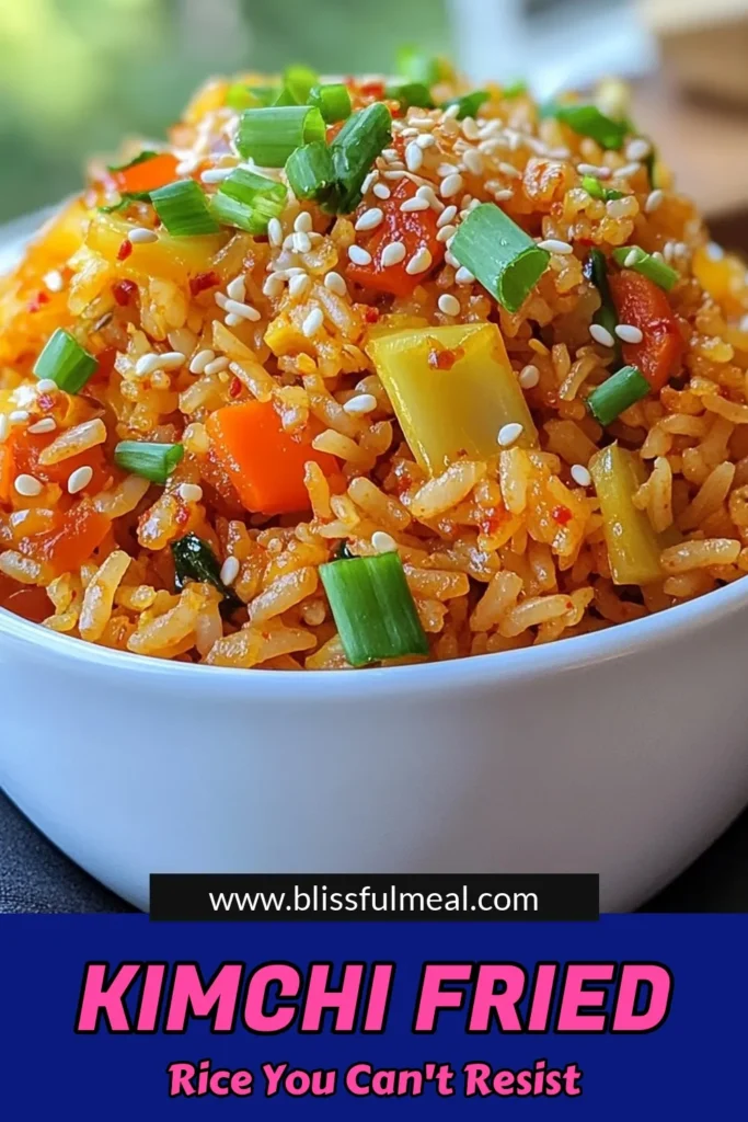 Craving a delicious and spicy twist on a classic dish? Try this easy kimchi fried rice recipe that combines the bold flavors of spicy kimchi rice and gochujang fried rice for a meal that’s both satisfying and packed with flavor. Perfect for using leftover rice, this Korean fried rice dish can be on your table in 25 minutes! Click for the recipe and prepare to enjoy a fiery delight. Don't forget to save this for later! #KimchiFriedRice #SpicyFood #EasyRecipes #KoreanCuisine
