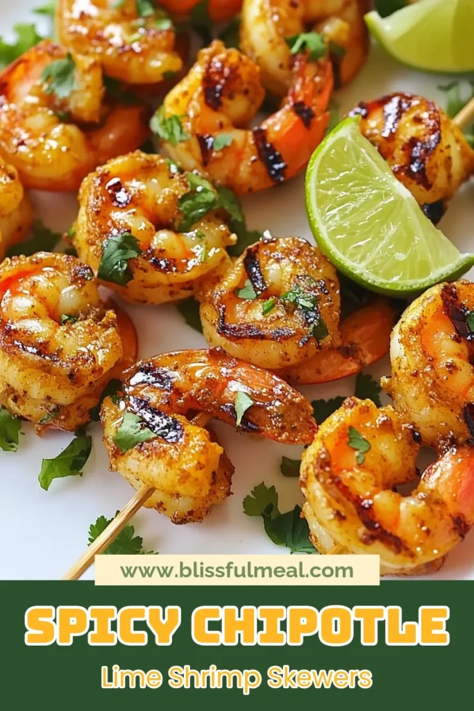 Looking to spice up your grilling with Chipotle Lime Shrimp Skewers? This easy seafood skewers recipe makes for a perfect summer dish! Discover delicious shrimp marinade ideas to enhance your grilled shrimp recipes. Get insider lime shrimp grilling tips for perfectly cooked skewers every time. Don’t forget to save this recipe for your next BBQ! #ChipotleLimeShrimpSkewers #GrilledShrimpRecipes #EasySeafoodSkewers #ShrimpMarinadeIdeas