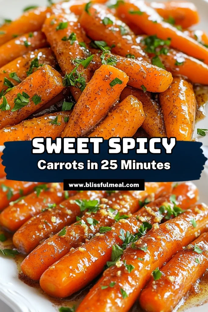 Elevate your dinner table with these sweet and spicy carrots! Our brown sugar roasted carrots are coated in a delightful cinnamon glaze, making them an easy carrot side dish that will impress any guest. Enjoy caramelized baby carrots bursting with flavor and a hint of spice. Perfect for weeknight meals or special occasions. Try this delicious recipe today! Save and share for later! #RoastedCarrots #SideDish #HealthyRecipes #CaramelizedCarrots