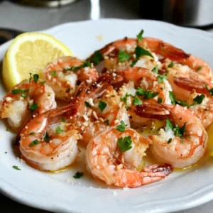- 1 pound large shrimp, peeled and deveined - 4 cloves garlic, minced - &frac14; cup finely grated Parmesan cheese - 2 tablespoons extra virgin olive oil - 1 teaspoon fresh lemon zest - 1 teaspoon mixed dried Italian herbs - Salt and freshly cracked pepper, to taste - Fresh parsley for garnish To make Garlic Parmesan Air Fryer Shrimp, you need fresh, high-quality shrimp. I use large shrimp for a juicy bite. Make sure they are peeled and deveined, as this saves time and effort. Garlic is key in this dish. I always use fresh garlic, minced right before cooking, for the best flavor. Parmesan cheese adds a rich, salty taste. I prefer using finely grated cheese, which sticks better to the shrimp. Extra virgin olive oil is essential too. It helps blend the flavors and keeps the shrimp moist while they cook. For seasoning, I like to add fresh lemon zest. It gives a bright taste that lifts the dish. Mixed dried Italian herbs, like oregano and basil, add depth. Use salt and freshly cracked pepper to enhance the flavor. Finally, fresh parsley not only adds color but also a touch of freshness when serving. Gather these ingredients, and you&rsquo;re all set to create a simple yet tasty meal! {{ingredient_image_2}} Preheat your air fryer to 400&deg;F (200&deg;C). This step is key for cooking the shrimp evenly and quickly. In a large bowl, combine the minced garlic, olive oil, lemon zest, and mixed herbs. Add a pinch of salt and some cracked pepper to enhance the flavors. Whisk everything together to form a tasty marinade. Now, add the peeled and deveined shrimp to the bowl. Toss the shrimp gently in the marinade until each piece is well coated. Next, sprinkle the grated Parmesan cheese over the shrimp and toss again. This step helps the cheese stick to the shrimp. Arrange the shrimp in a single layer in the air fryer basket. Make sure they are not crowded, as this helps them cook evenly. Air fry the shrimp for 6-8 minutes. Halfway through, give the basket a gentle shake. The shrimp will turn opaque and firm when they are done. To get the best shrimp, look for a few signs. When shrimp are done, they should be opaque and firm. This means they are cooked through. If they are still translucent or squishy, give them a bit more time in the air fryer. The cooking time is about 6 to 8 minutes, but each air fryer may vary. Check them halfway to make sure they cook evenly. Flavor is key to great shrimp. Always use fresh herbs and high-quality ingredients. Fresh garlic adds a strong taste. The Parmesan cheese should be finely grated to stick well to the shrimp. Using fresh lemon zest brightens the dish. Good quality olive oil will enhance the overall taste. These small details make a big difference in the final dish. Presentation matters when serving your shrimp. Use a clean white platter to show off the colors. Drizzle a bit of olive oil over the shrimp. This adds shine and flavor. Finish with a sprinkle of fresh parsley for a pop of green. Serve with lemon wedges on the side. They add a tangy kick and make your plate look even better. Enjoy your meal! Pro Tips Fresh Shrimp for Best Flavor: Always opt for fresh or high-quality frozen shrimp. This ensures the best flavor and texture in your dish. Don&rsquo;t Overcrowd the Basket: Cooking the shrimp in a single layer allows for even cooking and crispiness. Avoid overcrowding the air fryer basket. Adjust Cooking Time for Size: If using smaller or larger shrimp, adjust the cooking time accordingly. Smaller shrimp may cook faster, while larger shrimp may need extra time. Experiment with Seasonings: Feel free to modify the seasoning mix according to your taste preferences. Adding a pinch of cayenne pepper can introduce a pleasant kick! {{image_4}} You can spice up your garlic Parmesan air fryer shrimp. Add red pepper flakes for heat. Paprika gives a nice smoky taste. These spices make the shrimp even more exciting. Just sprinkle them in the marinade. Remember, a little goes a long way. If you want to mix things up, try chicken or vegetables. Chicken works well with the same marinade. Cut it into bite-sized pieces. For vegetables, bell peppers and zucchini are great choices. Toss them in the marinade just like the shrimp. Air fry until they are tender and flavorful. Parmesan cheese is classic, but you can explore other cheeses. Feta cheese adds a tangy kick. Mozzarella gives a creamy texture. You can even mix different cheeses for a unique taste. Just sprinkle your choice over the shrimp before cooking. Enjoy experimenting with flavors! To store leftovers, place shrimp in an airtight container. You can keep it in the fridge for up to three days. Make sure it cools to room temperature first. This keeps the shrimp fresh and tasty. If you want to freeze cooked shrimp, let it cool first. Then, put it in a freezer-safe bag. Remove as much air as you can before sealing. The shrimp can last up to three months in the freezer. When ready to eat, thaw it in the fridge overnight for best results. To reheat shrimp, use a pan on low heat. Add a little olive oil to keep it moist. Stir gently until warmed through. You can also use the air fryer again. Set it to 350&deg;F (175&deg;C) and cook for about 3-5 minutes. This helps keep the shrimp crispy and delicious. You can tell shrimp are cooked by their color and texture. They turn from gray to pink when done. The shrimp will also become firm to the touch. If they curl into a C-shape, they are likely overcooked. Aim for a slight curve, which shows they are perfect. Yes, you can! If you don't have an air fryer, you can bake or saut&eacute; the shrimp. To bake, preheat your oven to 400&deg;F (200&deg;C) and spread the shrimp on a baking sheet. Cook for 10-12 minutes. For saut&eacute;ing, heat olive oil in a skillet over medium heat. Cook the shrimp for 2-3 minutes on each side until they are pink and firm. A few great side dishes with Garlic Parmesan Air Fryer Shrimp include: - Steamed broccoli for a healthy crunch. - Garlic bread for a tasty dip. - Caesar salad for a fresh contrast. - Pasta tossed in olive oil or lemon for a filling meal. Feel free to mix and match to find your perfect pairing! This blog post covered how to make Garlic Parmesan Air Fryer Shrimp. We discussed the main ingredients, like shrimp and Parmesan, along with the right seasonings. You learned step-by-step instructions for cooking and tips for perfect results. We also explored fun variations and how to store leftovers. Try this recipe to impress your friends and family. With fresh herbs and quality ingredients, you&rsquo;ll enjoy great flavors. Cooking can be easy, tasty, and fun. Enjoy your shrimp!