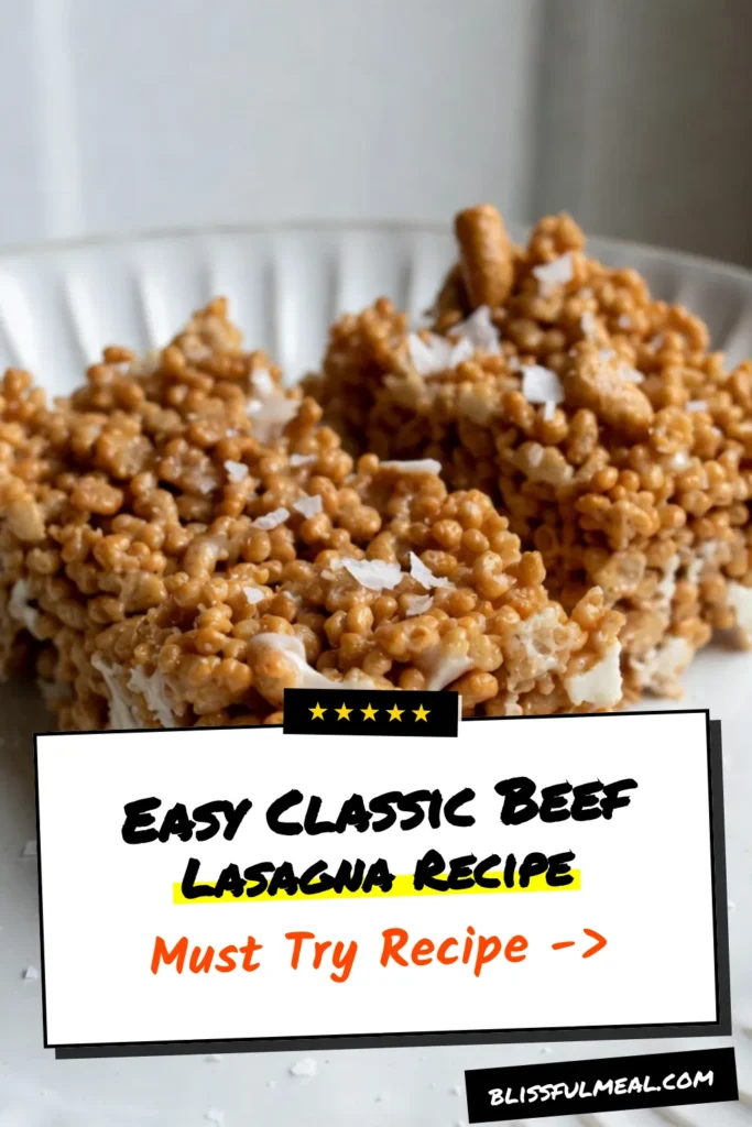 Indulge in these irresistible Brown Butter Rice Krispie Treats! This easy Rice Krispie treats recipe elevates the classic dessert with nutty brown butter and gooey marshmallows. Perfect for any occasion, these homemade Rice Krispie treats are sure to delight everyone. With optional chocolate chips or colorful sprinkles, they’re a fun treat! Try this brown butter dessert today and impress your friends! Save this recipe now! #BrownButterTreats #RiceKrispieTreats #DessertRecipe #EasyCooking