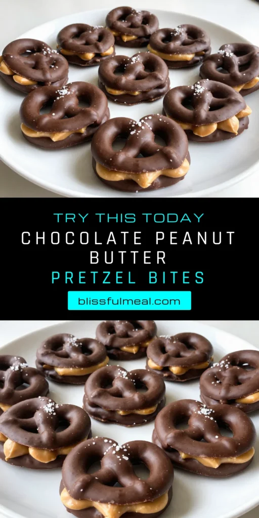 Indulge in these irresistible chocolate dipped pretzels with a creamy peanut butter twist! This easy chocolate pretzel recipe combines mini pretzels and a luscious peanut butter filling to create delightful peanut butter pretzel sandwiches. Perfect for satisfying your sweet and salty snacks cravings, these no-bake chocolate pretzels are a hit at any gathering. Save this recipe to your board and treat yourself today! #ChocolateDippedPretzels #EasySnackRecipes #PeanutButterPretzelSandwiches #SweetAndSaltySnacks