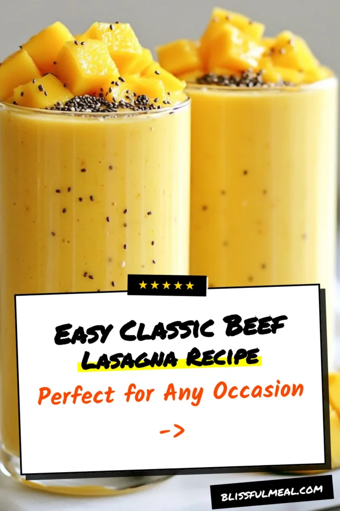 Indulge in this creamy coconut mango smoothie recipe that showcases the perfect blend of fresh mango and coconut milk. This healthy mango smoothie is not just delicious but also easy to make! A vegan coconut smoothie alternative is available by substituting Greek yogurt with dairy-free yogurt. Enjoy a thick, refreshing treat packed with flavor! Try it now and save for later! #CoconutMangoSmoothie #HealthySmoothie #VeganSmoothie #GreekYogurtSmoothie