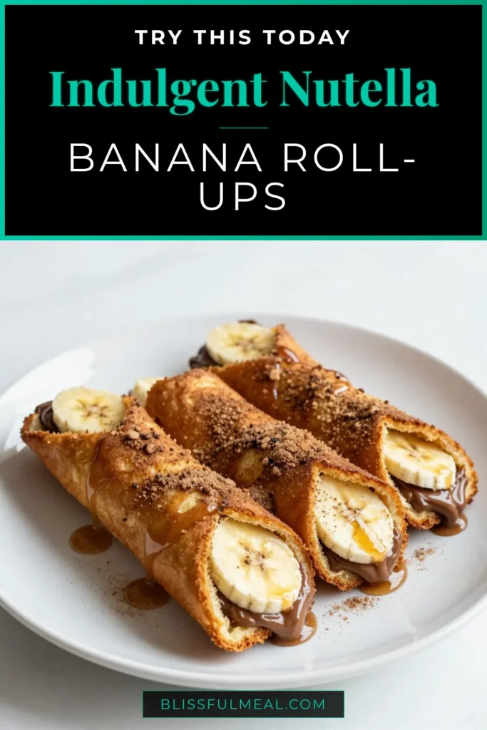Indulge in the deliciousness of Banana Nutella French Toast Roll-Ups, an easy breakfast idea you can't resist! This French Toast Roll-Ups recipe combines creamy Nutella and ripe banana for a decadent twist. Perfect for lazy weekends or brunch, these roll-ups are ready in just 20 minutes. Elevate your breakfast with this delightful recipe, and don’t forget to save it for later! #BananaNutellaFrenchToast #NutellaRecipes #EasyBreakfastIdeas #BananaDesserts