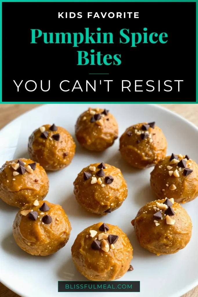 Indulge in the flavors of fall with these Pumpkin Spice Energy Bites! Perfectly suited for a quick snack, these healthy pumpkin snacks are no-bake and vegan, making them a great option for everyone. This easy fall energy bites recipe combines rolled oats, almond butter, and pumpkin puree for a delicious treat. Save and make your own batch of these tasty pumpkin spice energy bites! #PumpkinSpice #VeganSnacks #HealthyRecipes #EnergyBites